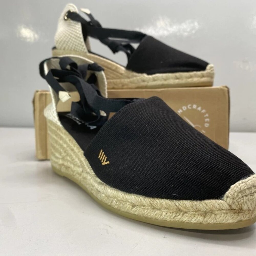 NEW VISCATA Barcelona Escala Canvas Espadrille Wedge Sandals – Women’s Size 9 – - Picture 4 of 16